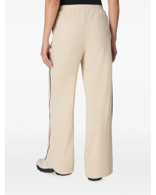 Sweaty Betty White Drawstring Side-Stripe Track Pants
