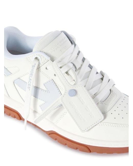 Sneakers Out of Office in pelle di Off-White c/o Virgil Abloh in White