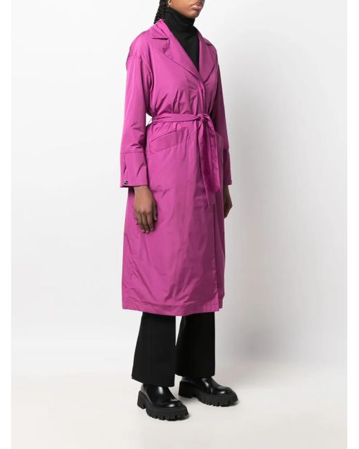 Herno Pink Belted Trench Coat