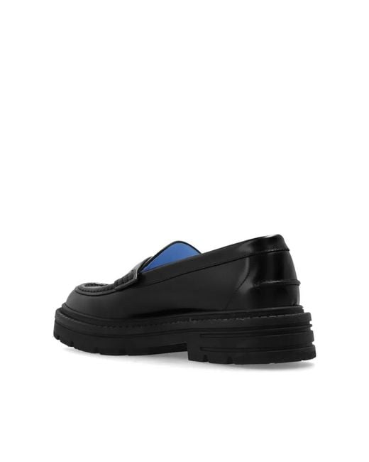 Versace Black Shoes Type Loafers for men