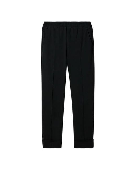 Filippa K Black Eddie Turn-Up Trousers for men