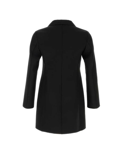 Jil Sander Black Mid Length Coat for men