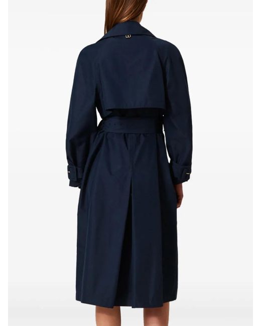Twinset トレンチコート Blue