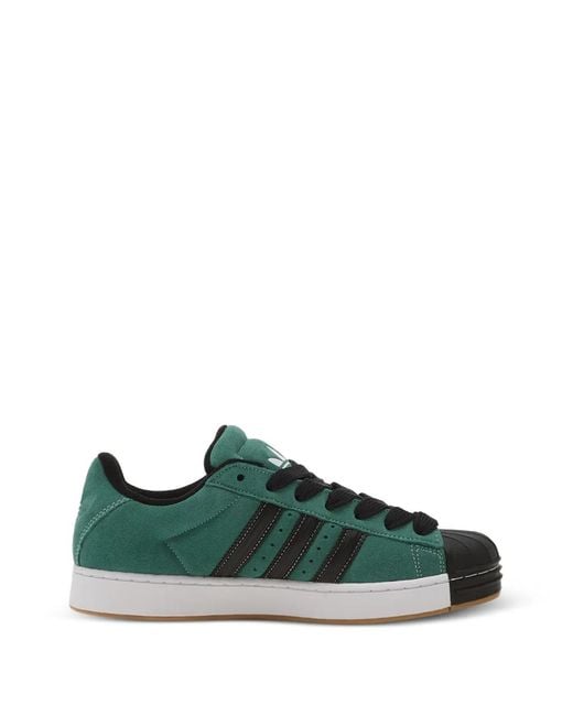 Adidas Green Superstar St Sneakers