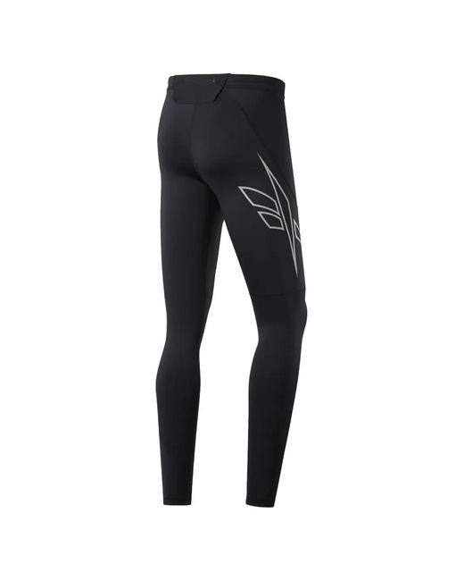 Reebok Black Reflective Leggings for men