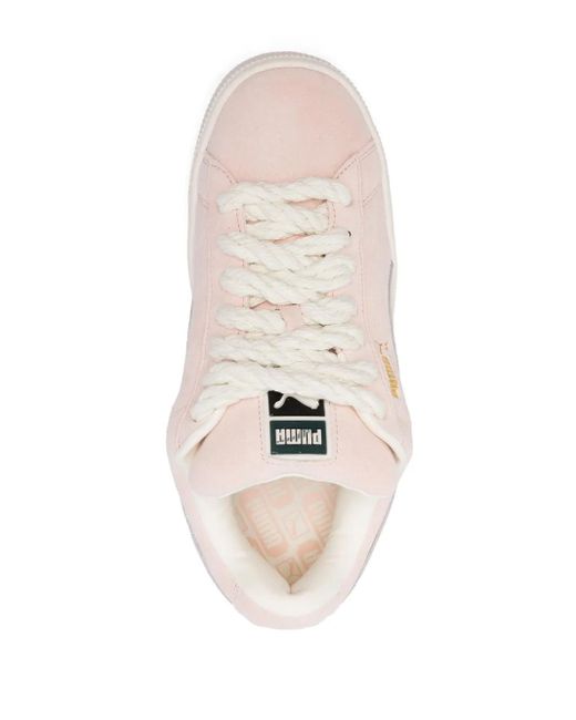 PUMA Pink Suede Xl Rope Shoes for men