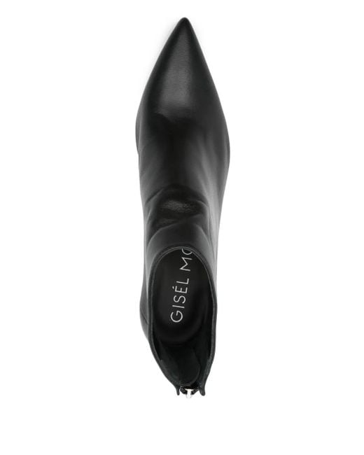 GISÉL MOIRÉ Black Elise Boots