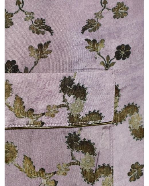 R13 White Floral-Motif Blazer