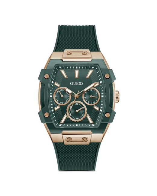 Guess Green Phoenix 44Mm Watch for men