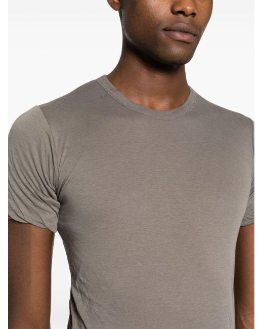 Rick Owens T-Shirt in Knitteroptik in Gray für Herren