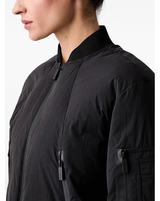 ARMANI EXCHANGE Black Zip-Up Bomber Jacket