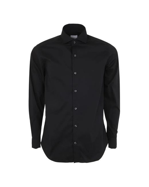 Camisa Con Botones Dnl de hombre de color Black