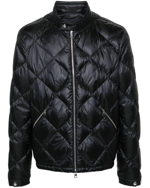Moncler Black Asta Quilted Jacket for men