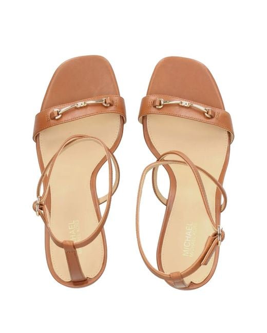 MICHAEL Michael Kors Pink 89Mm Leona Sandals