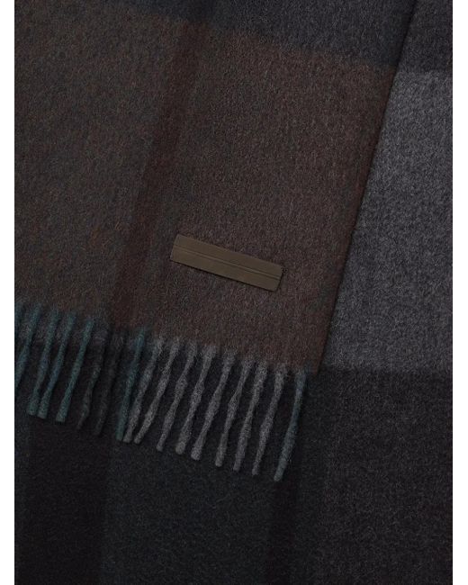 Zegna Black Oasi-Cashmere Scarf for men
