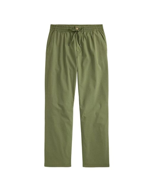 Polo Ralph Lauren Green Prepster Drawstring Textured Trousers for men