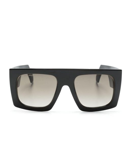 Etro Black Screen Oversize-frame Sunglasses