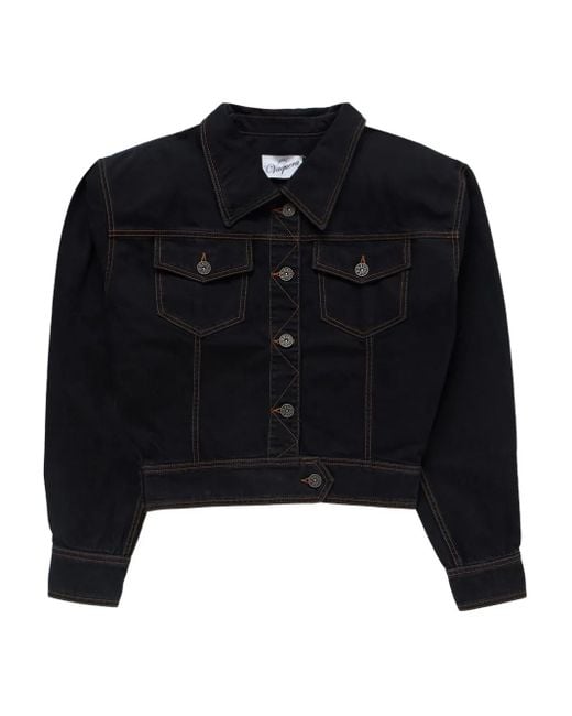 VAQUERA Black Denim Jacket for men