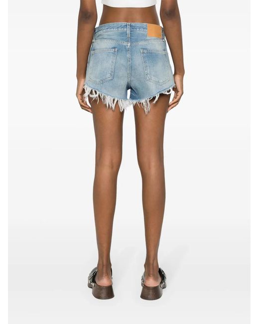 Alanui Blue Kerala Denims Shorts