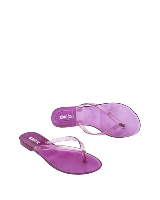 Melissa Pink Harmonic Jelly Flip-Flops