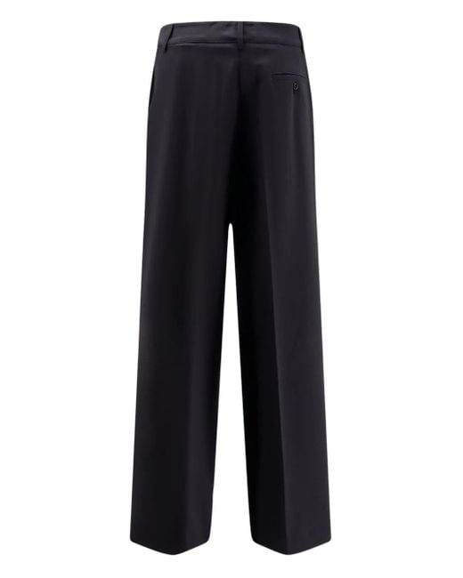 Aspesi Blue Buttoned Pants