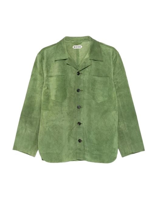 Giacca-Camicia di Bode in Green da Uomo