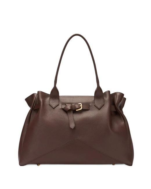Ballantyne Brown Kate 990 Geometric Tote Bag