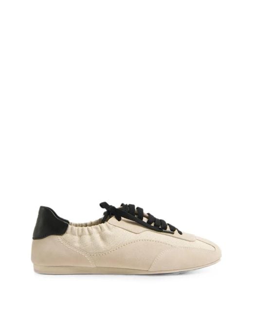 Jonathan Simkhai Natural Georgie Low-Top Sneakers