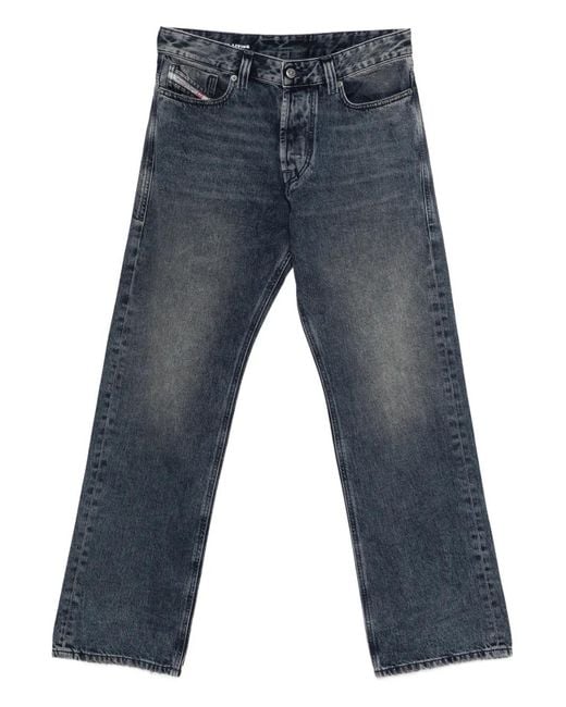 DIESEL Blue 1980 D-Eeper Straight-Leg Jeans for men