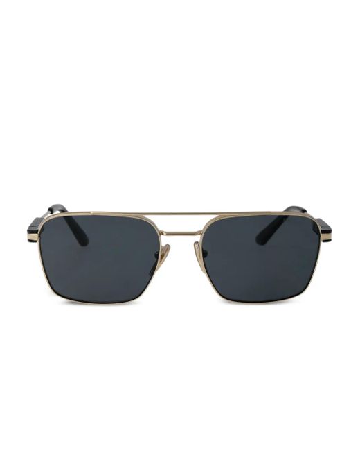 Prada Blue Square-Frame Sunglasses for men