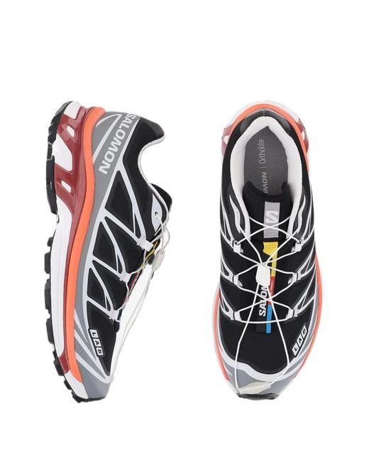 Salomon White Xt-6 Low-Top Sneakers