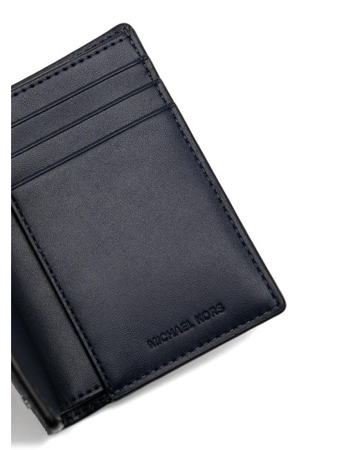Michael Kors Blue Mason Monogram Cardholder for men