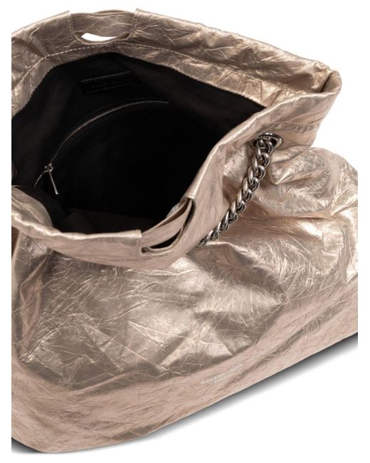 Balenciaga Natural Crush Metallic Tote Bag