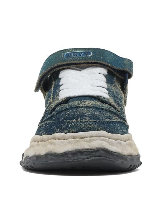 Maison Mihara Yasuhiro Blue Keith Og Sole Leather Sneakers for men