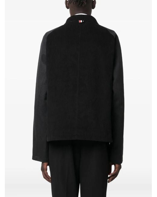 Thom Browne Black Multi-pocket Cropped Jacket for men