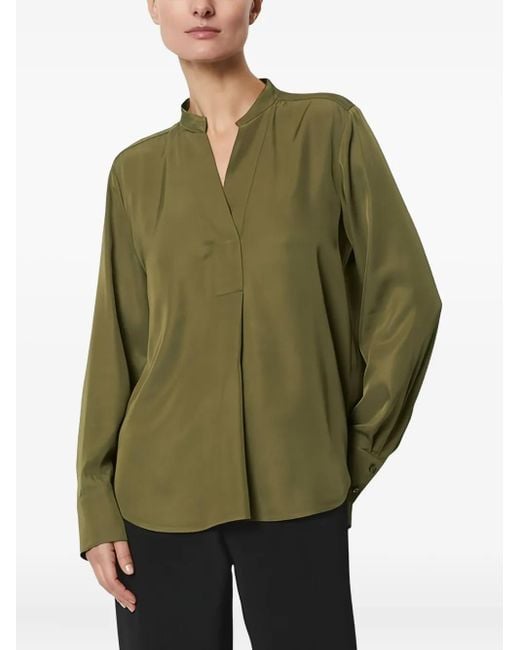 Marc O' Polo Green Long-Sleeve Blouse