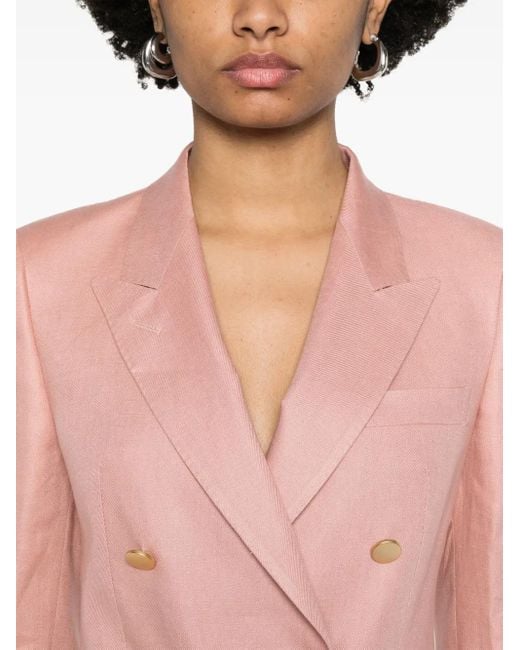 Blazer con doble botonadura Tagliatore de color Pink