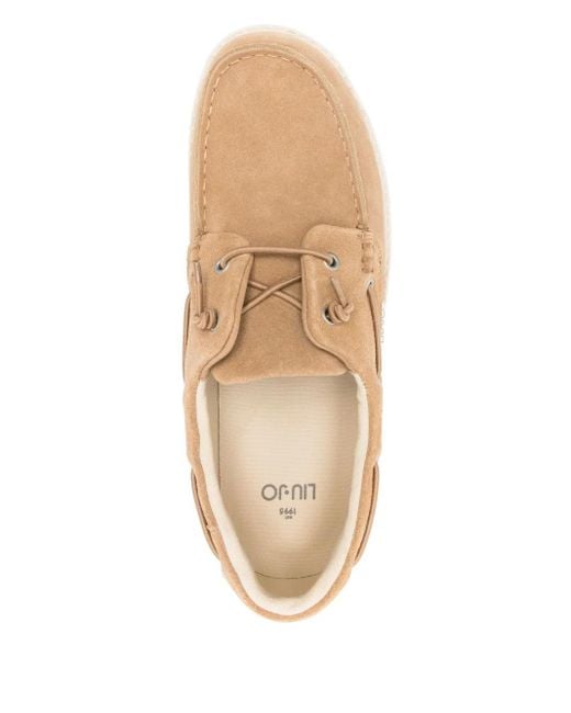 Liu Jo Natural Suede Boat Shoes for men