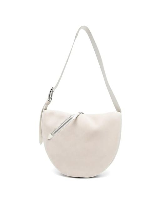 J&m Davidson White Big Twist Shoulder Bag