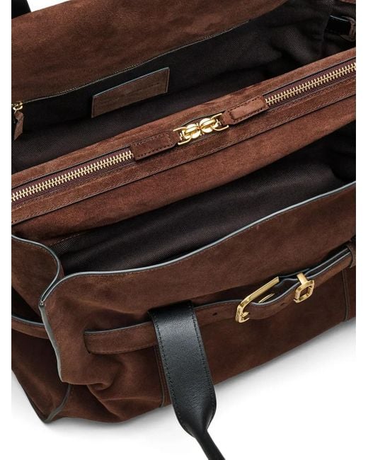 Borsa Tote The Suede Dakota di Marc Jacobs in Brown