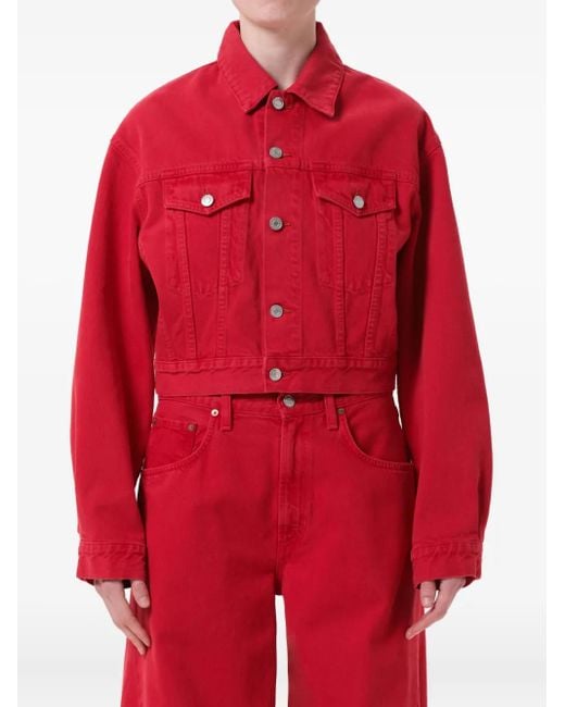 Agolde Red Radley Jacke mit Knöpfen