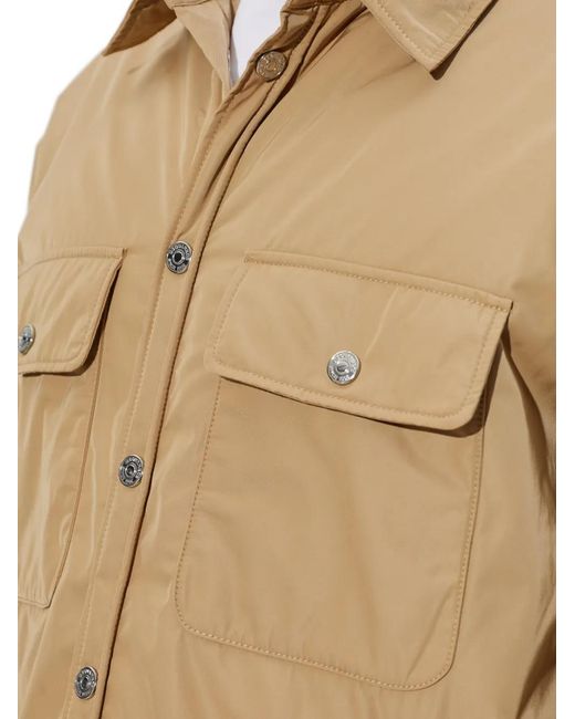 DSquared² Button-Up Gevoerd Jack in het Natural voor heren