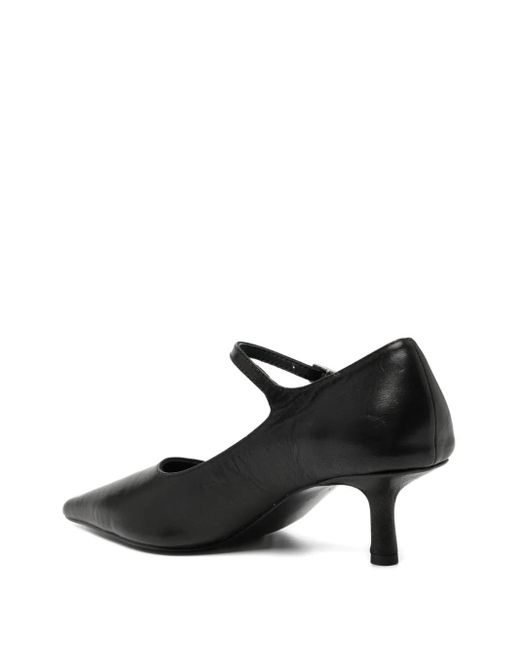 Senso Black 65Mm Leather Pumps