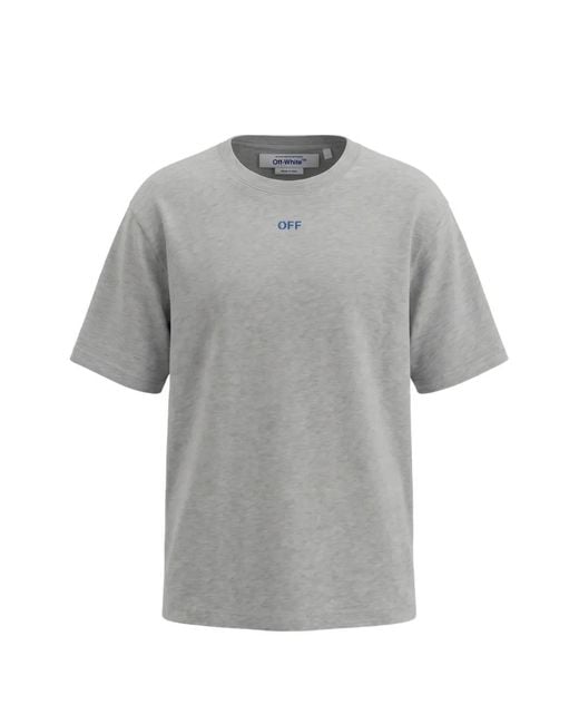 Off-White c/o Virgil Abloh Gray Arrows-Print T-Shirt for men