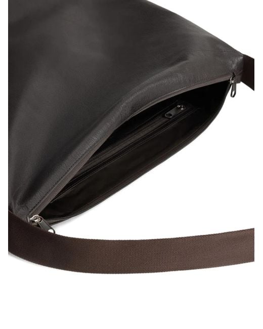 Lemaire Folio Schoudertas Met Rits in het Black
