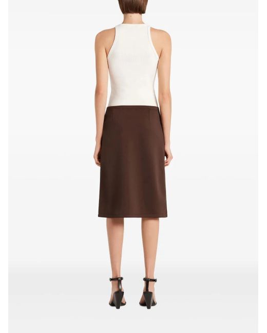 Courreges ノースリーブ トップ White