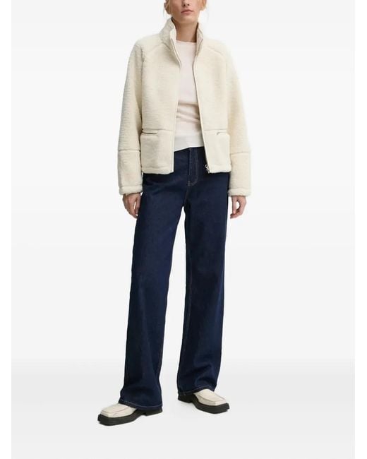 From Future Blue Slit-Sleeve Sweater