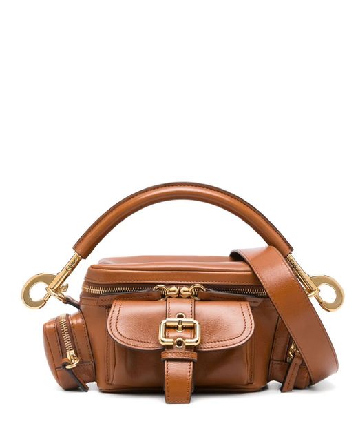 Chloé Brown Kleine Camera Tote Bag