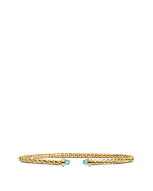 David Yurman Metallic Micro Cablespira Flex Bracelet
