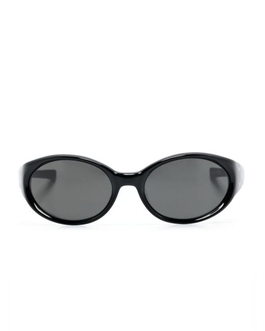 Maison Margiela Gray X Gentle Monster Mm104 Wraparound-frame Sunglasses